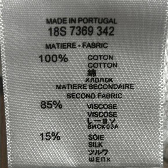 BALENCIAGA Off White Men's Crew Neck Logo Allover Sweater (check Description) - Picture 7 of 8